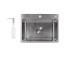 Мийка для кухні інтегрована Lidz Handmade H5843 Brushed Steel 3,0/1,0 мм LDH5843BRU49442 LIDZ  LDH5843BRU49442 LDH5843BRU49442