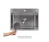 Мойка для кухни интегрированная Lidz Handmade H5843 Brushed Steel 3,0/1,0 мм LDH5843BRU49442  LDH5843BRU49442:Фото 5