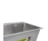 Мойка для кухни интегрированная Lidz Handmade H5843 Brushed Steel 3,0/1,0 мм LDH5843BRU49442  LDH5843BRU49442:Фото 8