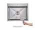 Акционный набор Lidz: мойка H6050H интегрированная Decor Honeycomb 2,5/0,5 мм LDH6050DEC48370 + смеситель Aria для кухни с гибки