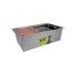 Мойка для кухни интегрированная Lidz Handmade H6845H Decor Honeycomb 3,0/1,0 мм LDH6845HDEC49444  LDH6845HDEC49444:Фото 11