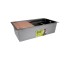 Мойка для кухни интегрированная Lidz Handmade H7545B Brushed Black PVD 3,0/1,0 мм LDH7545BRUBLM49458  LDH7545BRUBLM49458:Фото 11
