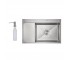 Мойка для кухни интегрированная Lidz Handmade Max 500 H7849L Brushed Steel, 3,0/1,0 мм, крыло слева, увеличенная чаша LDH7849LBRU49463 LIDZ  LDH7849LB LDH7849LBRU49463