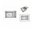 Мойка для кухни интегрированная Lidz Handmade Max 500 H7849R Brushed Steel, 3,0/1,0 мм, крыло справа, увеличенная чаша LDH7849RB