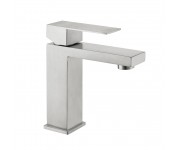 Змішувач для раковини низький Lidz Helix 001F (k35)  LDHEL001FNKS49178 Nickel LIDZ  LDHEL001FNKS49178