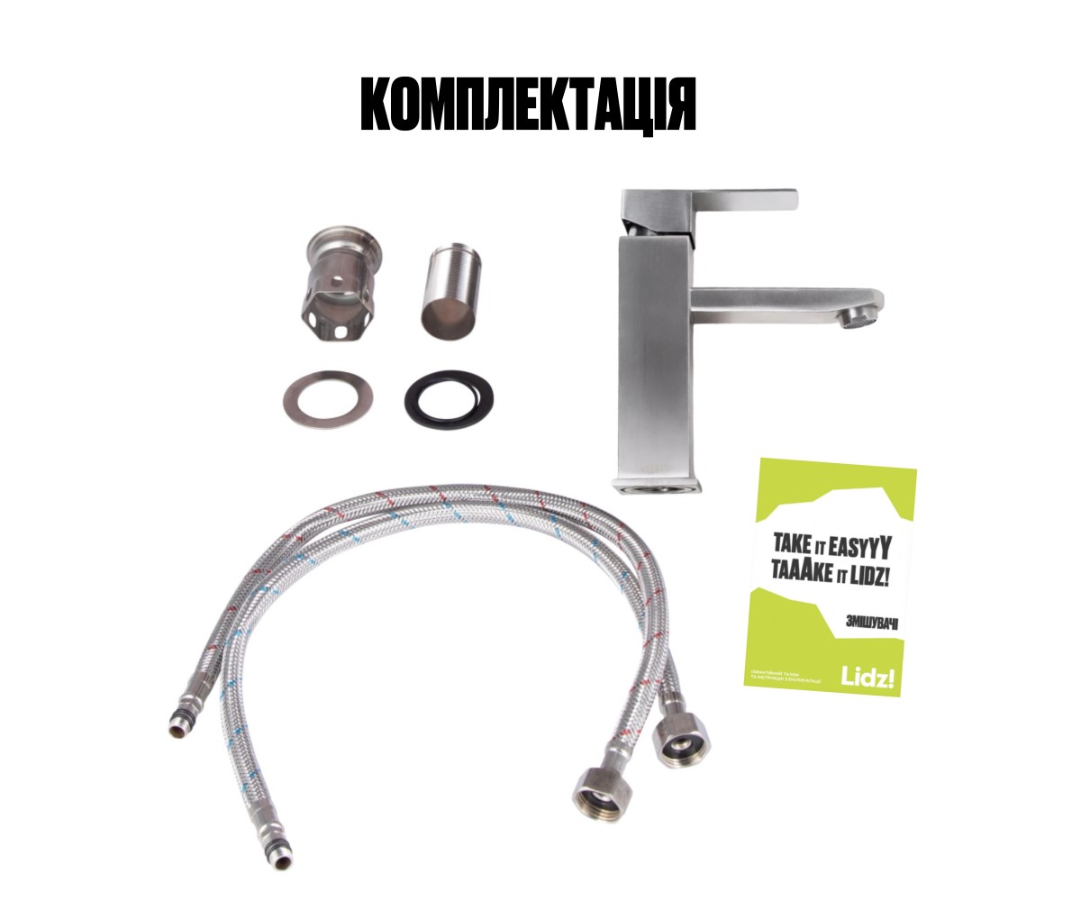 Смеситель для раковины  KUBIS LDKUB001FNKS28534:Фото 2