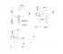 Комплект смесителей для ванной комнаты  LATWA LDLAT001BLA4541847573:Чертеж 