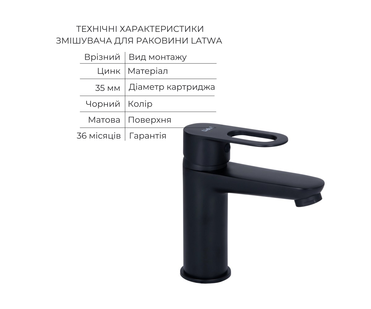 Набор смесителей для душевой  LATWA LDLAT001BLA4541847698:Фото 2
