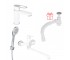 Комплект для ванної LIDZ LATWA LDLAT001WHI4542348314 LDLAT001WHI4542348314