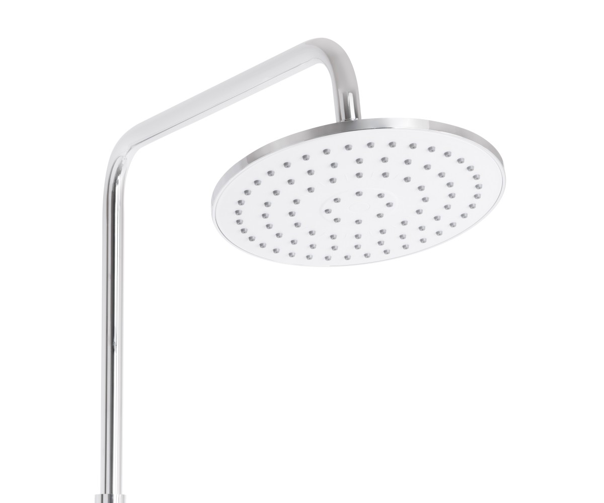 Душевая система универсальная Lidz Latwa 1031 на три потребителя (с изливом) (k35) White LDLAT1031WHI48994  LDLAT1031WHI48994:Фо