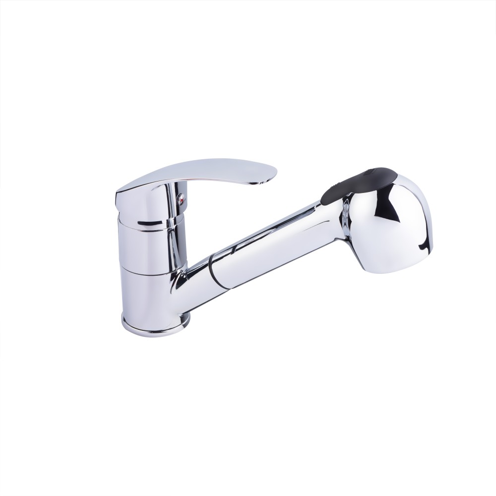 Змішувач для кухні Lidz Mars 011 з висувним виливом (k40) LDMAR011CRM34859 Chrome LIDZ  LDMAR011CRM34859 LDMAR011CRM34859
