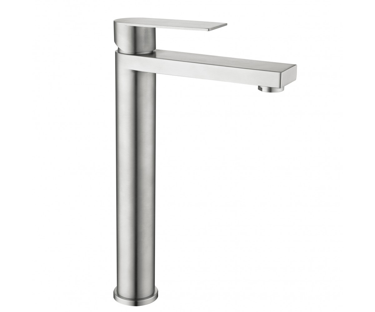 Змішувач для раковини високий Lidz Nexus 001FH (k35)  LDNEX001FHNKS49185 Nickel LIDZ  LDNEX001FHNKS49185 LDNEX001FHNKS49185