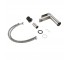 Смеситель для раковины низкий Lidz Nexus 001F (k35) LDNEX001FNKS49184 Nickel  LDNEX001FNKS49184:Фото 1
