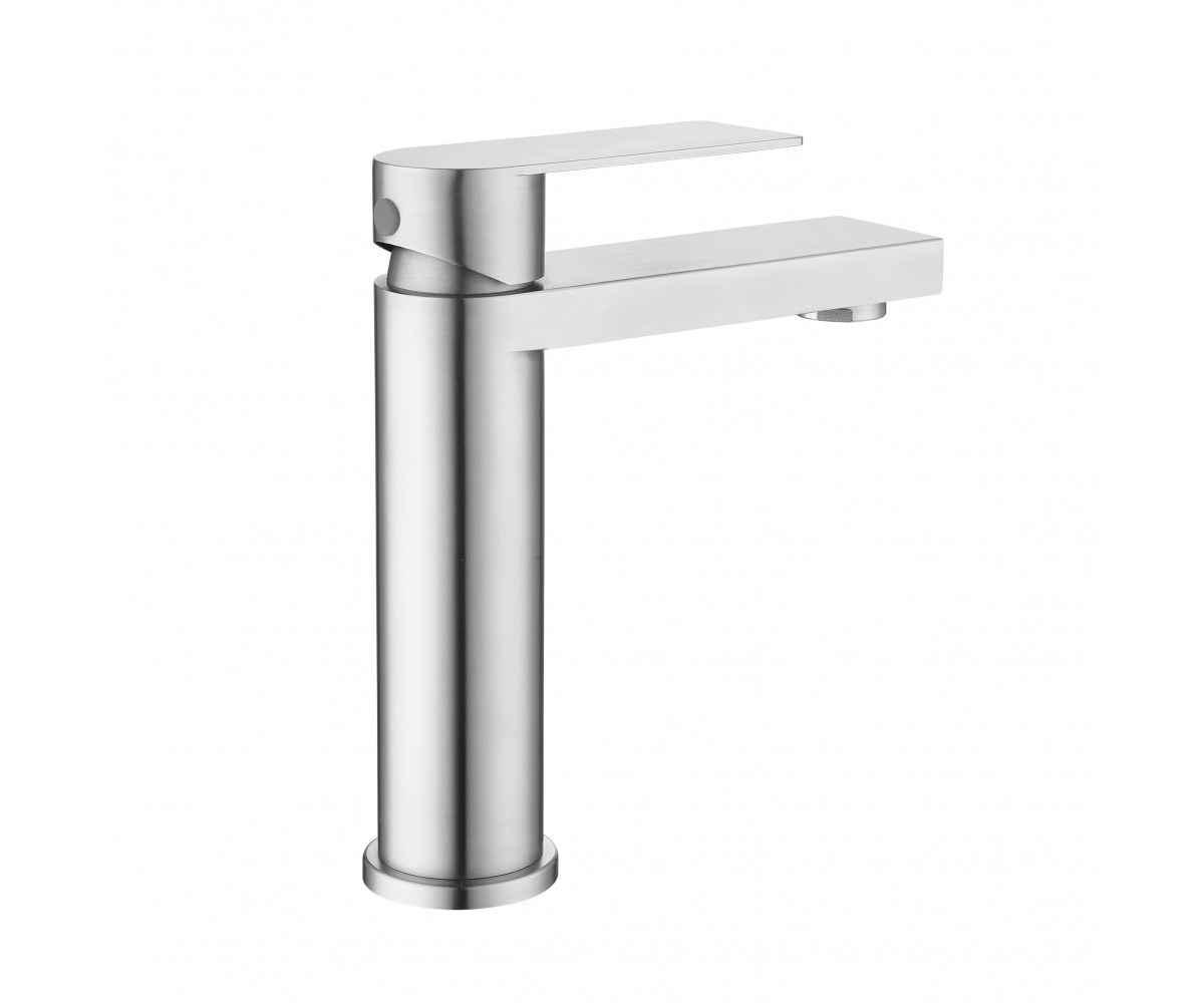 Смеситель для раковины низкий Lidz Nexus 001F (k35) LDNEX001FNKS49184 Nickel  LDNEX001FNKS49184:Фото 4