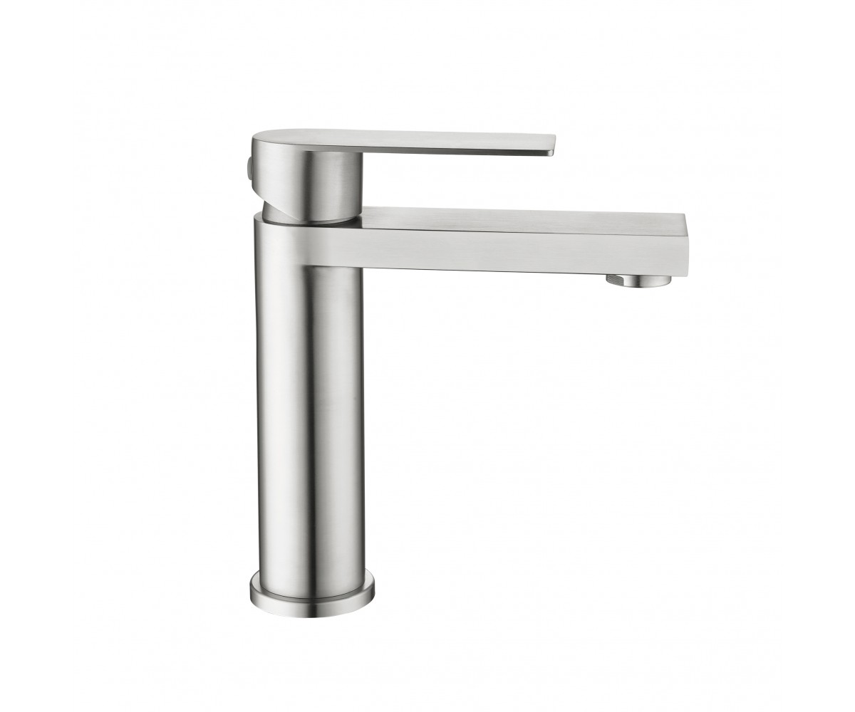 Смеситель для раковины низкий Lidz Nexus 001F (k35) LDNEX001FNKS49184 Nickel  LDNEX001FNKS49184:Фото 5