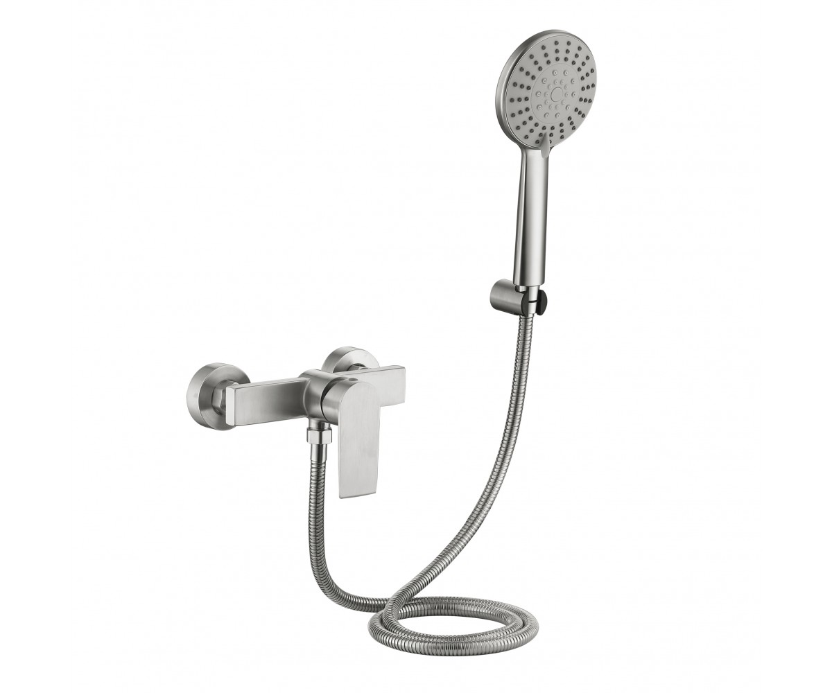 Змішувач для душу Lidz Nexus 010 (k35)  LDNEX010NKS49188 Nickel LIDZ  LDNEX010NKS49188 LDNEX010NKS49188