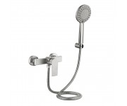 Змішувач для душу Lidz Nexus 010 (k35)  LDNEX010NKS49188 Nickel LIDZ  LDNEX010NKS49188