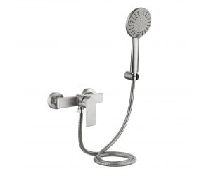 Змішувач для душу Lidz Nexus 010 (k35)  LDNEX010NKS49188 Nickel LIDZ  LDNEX010NKS49188