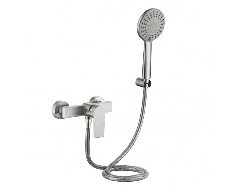 Змішувач для душу Lidz Nexus 010 (k35)  LDNEX010NKS49188 Nickel LIDZ  LDNEX010NKS49188 LDNEX010NKS49188
