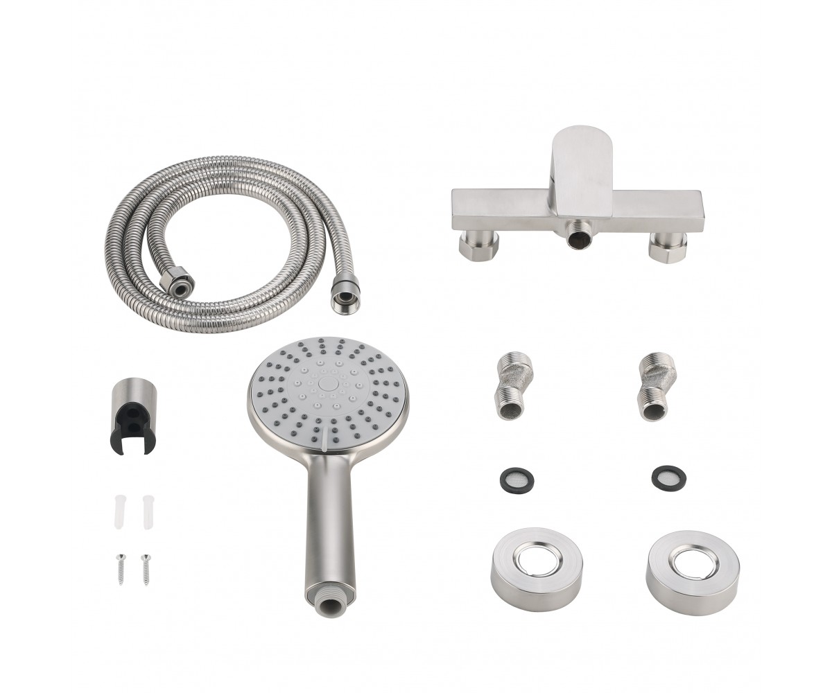 Смеситель для душа Lidz Nexus 010 (k35) LDNEX010NKS49188 Nickel  LDNEX010NKS49188:Фото 1