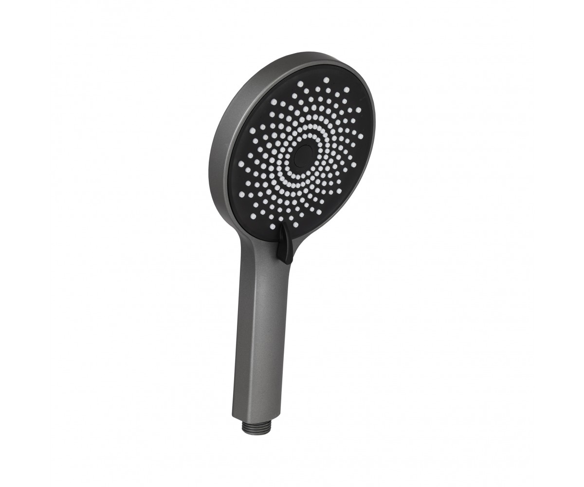 Лійка для ручного душу Lidz Niagara 32 120 мм округла LDNIA32GRP48536 Graphite LIDZ  LDNIA32GRP48536 LDNIA32GRP48536