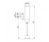 Сливной клапан бесконтактный для писсуара Lidz Tech 082 LDTEC082CRM32536 Chrome  LDTEC082CRM32536:Чертеж 