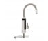 Проточний кран-водонагрівач кухонний для кухні Lidz Warm 059 LDWAR059WNK35878 White / Nickel LIDZ  LDWAR059WNK35878 LDWAR059WNK35878