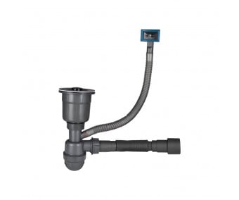 Сифон с переливом  LIDZ LK15BLPVD