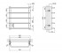 Водяной полотенцесушитель  STANDARD LSTNDD32201250605WAT:Чертеж 