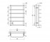 Водяной полотенцесушитель  STANDARD LSTNDD32201250806WAT:Чертеж 