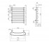 Полотенцесушитель водяной  STANDARD LSTNDRLSD32201250604WAT:Чертеж 