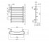 Полотенцесушитель водяной  STANDARD LSTNDRLSD32201250805WAT:Чертеж 