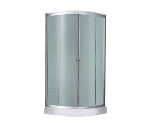Душовий бокс Lidz Tani SB100x100.SAT.LOW.FR, скло Frost 4 мм LIDZ  LTSB100100SATLOWFR