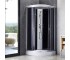 Душевой бокс Lidz Tani SB100x1000.SAT.LOW.GR, стекло тонированное 4 мм  LTSB100100SATLOWGR:Фото 4