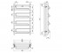 Полотенцесушитель водяной  ZIGZAG LZZD322012501004WAT:Чертеж 