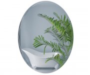 Овальне дзеркало 45х60 см LIDZ  WHI1400711