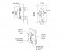 Смеситель на 2 потребителя  AVENUE 173AVP2:Чертеж 