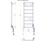Полотенцесушитель  КЛАССИК F 2.3.0704.10.WG:Чертеж 