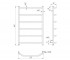 Полотенцесушитель  ТРАПЕЦИЯ HP-I 2.3.2801.10.P:Чертеж 