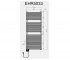 Полотенцесушитель электрический  VIGO EHR 5033 WHITE:Чертеж 