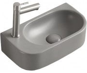 Умывальник (раковина) MEXEN VIERA 40 LIGHT GREY MATT левый накладной подвесной MEXEN  MEX-21274061L