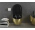 Подвесной унитаз  LENA GOLD BLACK MATT MEX-30224076:Фото 4