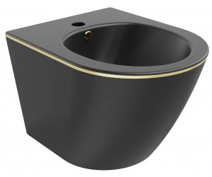 Біде LENA BLACK MATT GOLD EDGE MEX-35224875