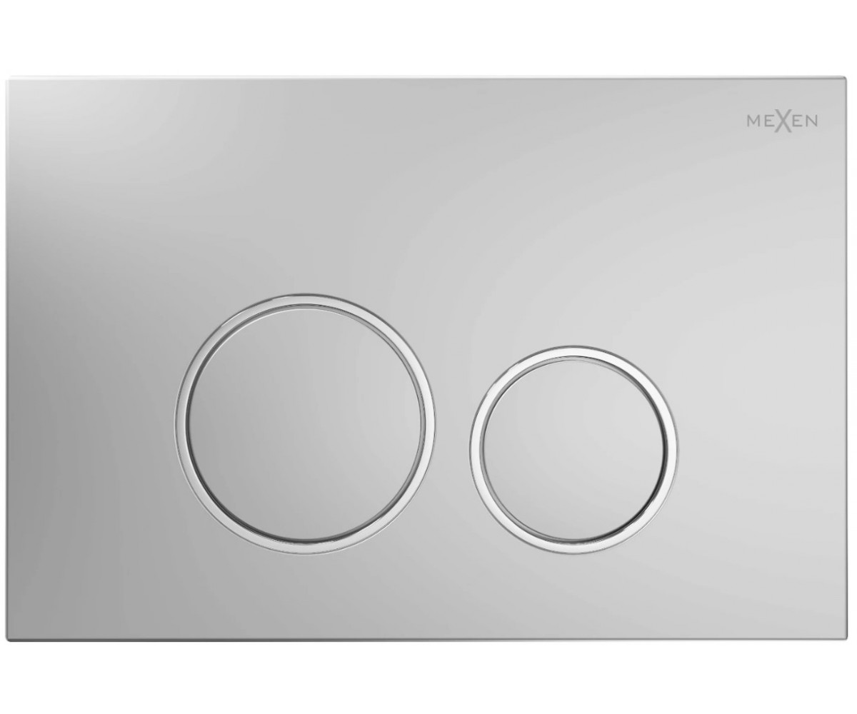 Кнопка смыва для инсталляции MEXEN FENIX 05 CHROME MATT MEXEN FENIX 05 MEX-600502 MEX-600502