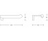 Открытый держатель  LEA MEX-7026033-70:Чертеж 