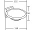 Стеклянная мыльница с держателем  RUFO MEX-7050939-50:Чертеж 