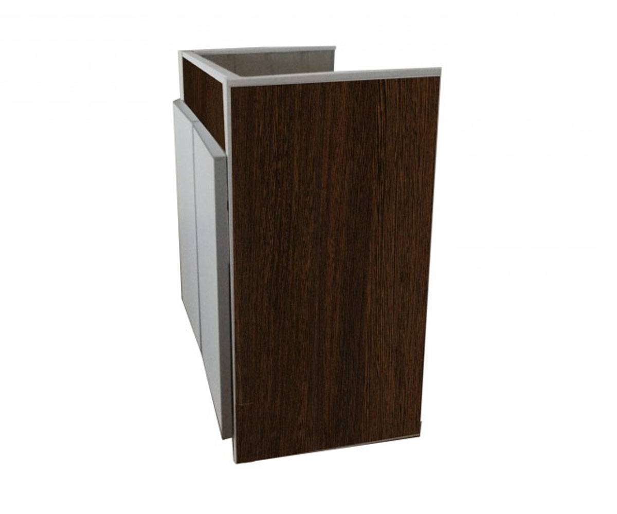 Тумба с раковиной 50 см  ECO GREEN WHITE & BROWN 4607057960361:Фото 1