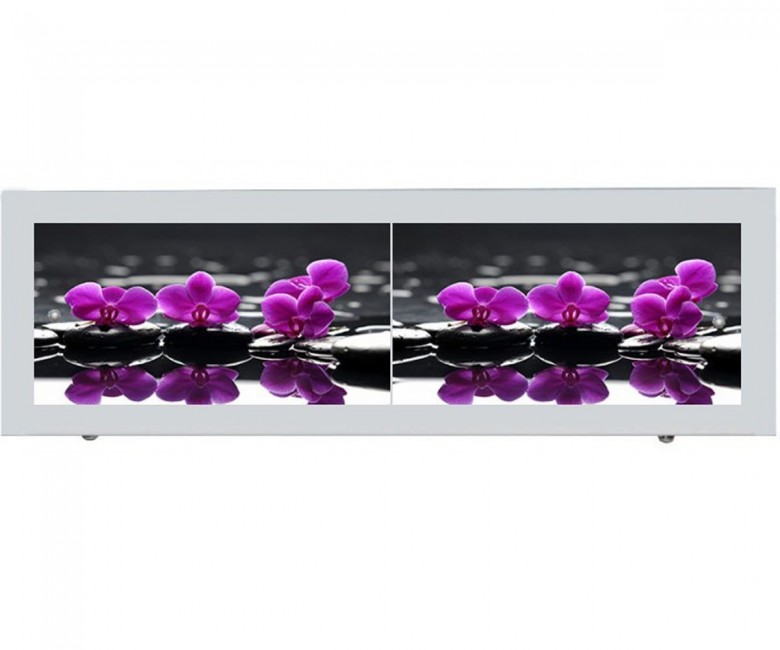 Панель для ванни з фотопринт 1,7 м MIKOLA-M PINK ORCHID 4820099520625 4820099520625
