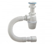 Сифон для мийки з розбірним випуском 1 1/2 MIKOLA-M  4820099526061