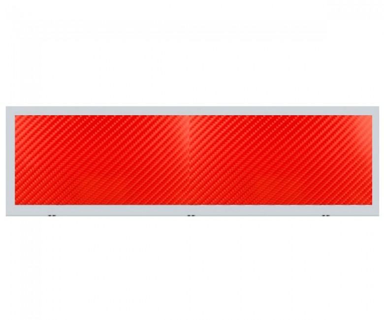 Розсувна панель 200 см MIKOLA-M CARBON RED 4820099543389 4820099543389